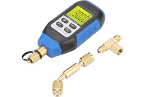 Air Vacuum Gauge, Micron Vmv 1 High Precision Digital Vacuum Gauge, for Atmospheric Environment 0-50°C