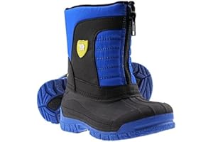 ArcticShield Unisex Kids Winter Boots - Warm Waterproof Insulated Comfortable Easy On/Off Kids Snow Boots for Boys and Girls (Toddler/Little Big Kid)