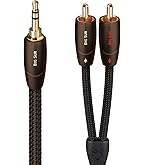 Amazon.com: AudioQuest Tower 3.5mm to RCA Cable (Black) - 1.9ft