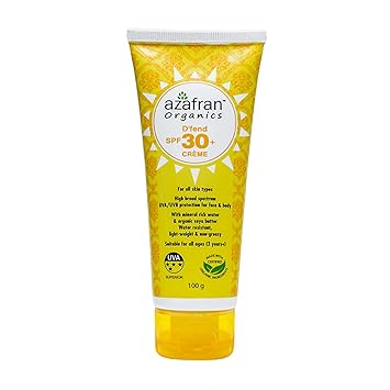 Azafran Organics D'fend Spf 30+ Cr