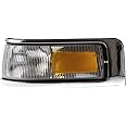 FITRITE AUTO PARTS New Front Left Driver Side Corner Lamp For 1995-1997 Lincoln Town Car, Lens and Housing, With Emblem Provision FO2550132 F5VY15A201B