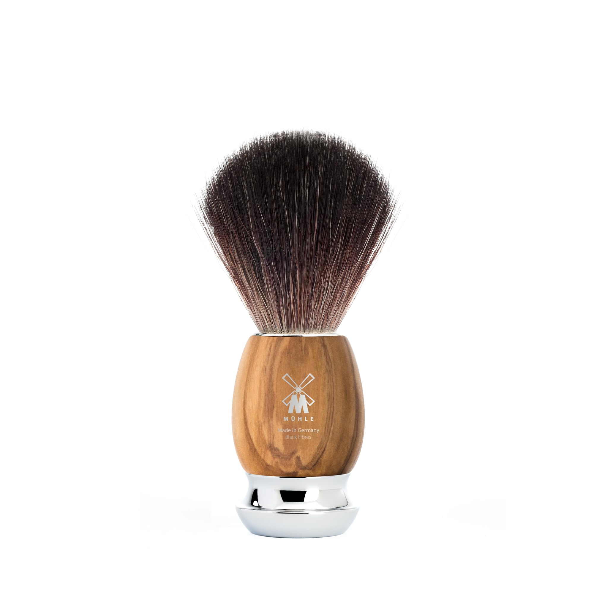 MÜHLE Black Fibre Shaving Brush (100% Vegan) (Olive Wood)