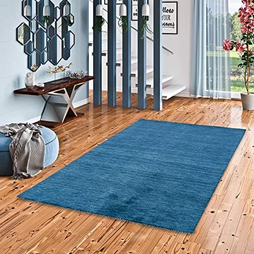 Theko Ella - Natural Carpet Indo Gabbeh - Blue - 7 Sizes