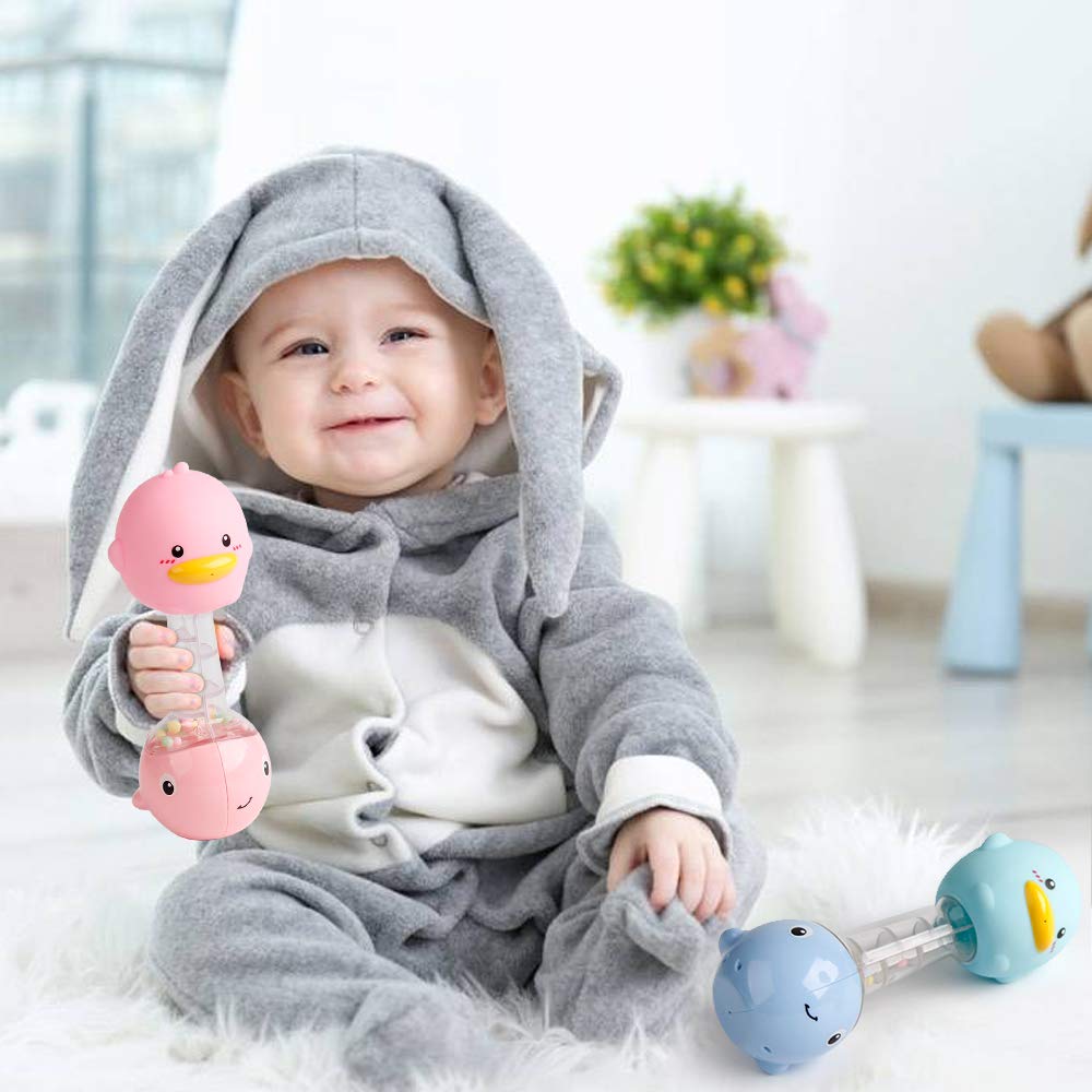 フロートとスクイーク 子供用 ベビーラトル 2個 おもちゃ 赤ちゃんのお風呂用おもちゃ B07gr2pbq2 Pengpo ラバーダック がらがらラトル 殿堂 フロートとスクイーク 子供用 ベビーラトル 2個 おもちゃ 赤ちゃんのお風呂用おもちゃ B07gr2pbq2 Pengpo ラバーダック がらがらラトル 殿堂