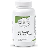 Professional Formulas Bio Terrain Alkaline Caps – Supports pH Balance, Electrolyte Replenishment & Cellular Alkalinity – with Calcium, Magnesium, Potassium & Citric Acid – 90 Capsules