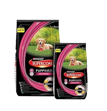 PURINA SUPERCOAT Puppy Dry Dog Food - 8Kg (with 2kg Free)