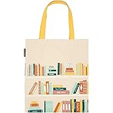 Out of Print Literary and Book-Themed Canvas Tote Carrying Bag for Book Lovers, Readers, and Bibliophiles