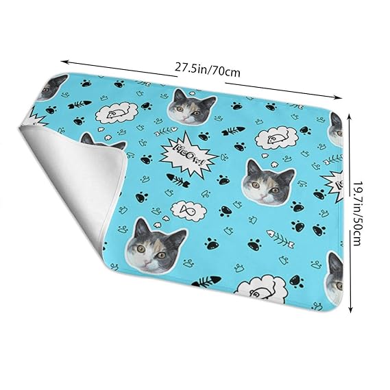 Voxpkrs Cat Catching Mouse Portable Changing Pad,Reusable Unisex ...