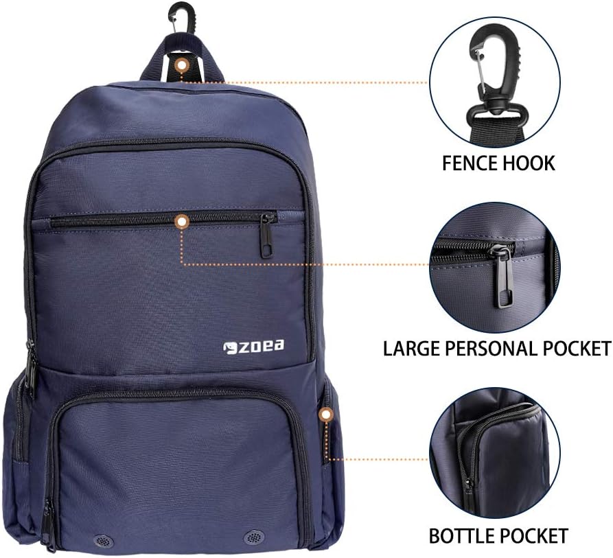 ZOEA Tennis Bag Tennis Backpack Pickleball Bag Tennis Bags for Men Blue : Sports & Outdoors