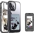 DIY E-Ink Phone Case for iPhone 15 Pro Max APP Operation Smart Photo Rear Projection Customiza Phone Case Instantly Display Photos On The Ink Screen Back Cover Personalize Your Phone case
