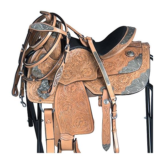 COMFYTACK-SHOW-YOUTH-CHILD-WESTERN-BARREL-RACING-TRAIL-SADDLE-10-HEADSTALL-COLLAR-REINS
