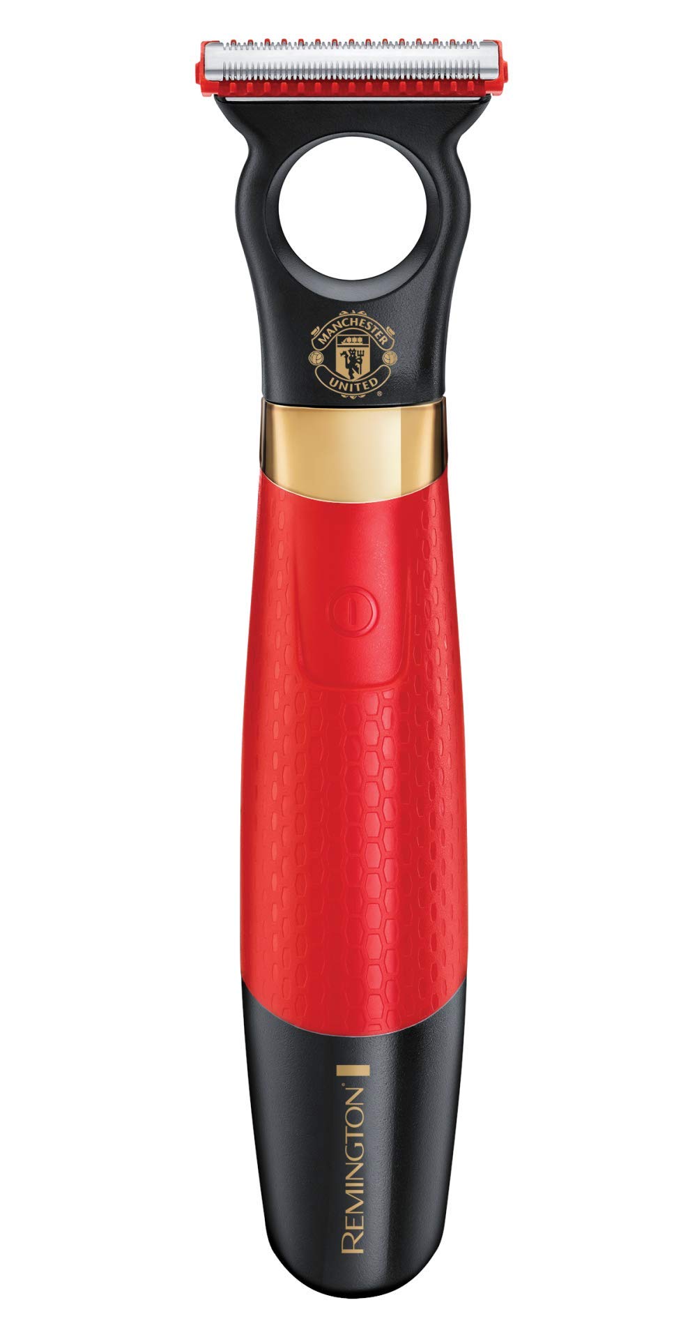 Remington Manchester United Durablade Cordless Electric Shaver with Storage Pouch, Black and Red