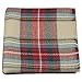 Zando Plaid Blanket Thick Winter Scarf Tartan Chunky Wrap Oversized Shawl Cape