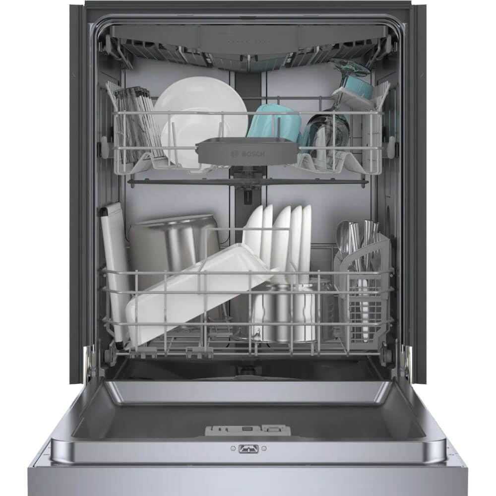 300 Series 24 in. Stainless Steel Front Control Tall Tub Dishwasher with Stainless Steel Tub and 3rd Rack, 46 dBA