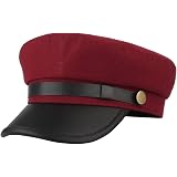 Béret Unisexe Rétro La Vogue - Peluche Douce, 6 Couleurs (vert, Kaki, Bleu, Noir, Gris, Violet), Tour De Tête 58cm - 8
