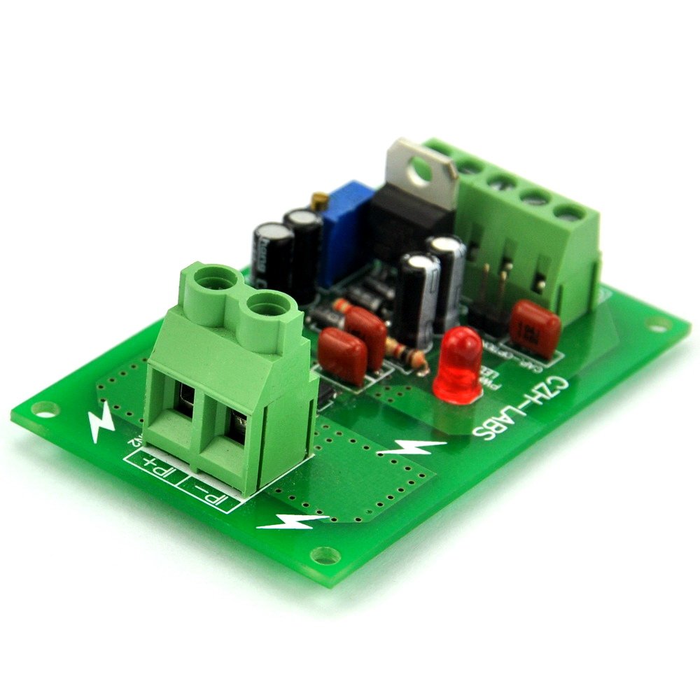 ElectronicsSalon Panel Mount AC/DC Current Sensor Module Board, Based