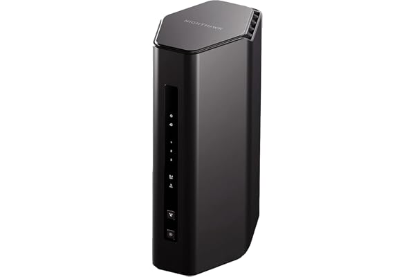 NETGEAR Nighthawk Dual-Band WiFi 7 Router (RS140) - Router Only, BE5000 Wireless Speed (up to 5.0 Gbps) - Covers up to 2,250 sq. ft., 80 Devices - 2.5 Gig Internet Port – Free Expert Help