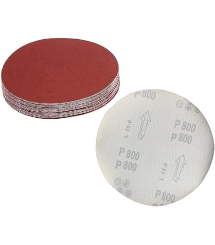 Uxcell 10-Pack 9" Hook & Loop Sanding Discs - 400 Grit, Flocking Backing For Orbital Sanders