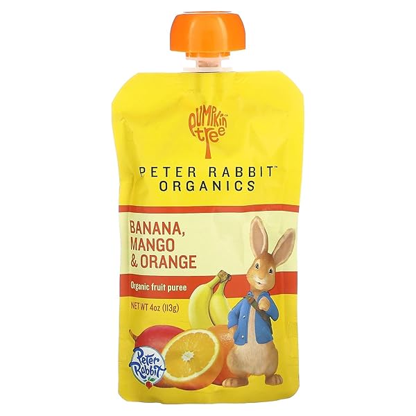 PETER RABBIT ORGANICS BABY MANGO, BANANA, AND ORANGE,...