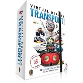 Abacus Brands Virtual Reality Discovery Box Transport- Science Kit, Kids 8+ | 96-Page Interactive DK Book, Hands-Free VR Goggles, 20+ Experiences, 32-Piece 3D Pull-Back Racecar Puzzle, STEM Toy Ages 8-12