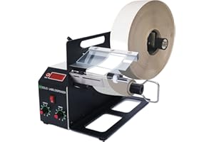 U.S. Solid Automatic Label Dispenser - Industrial Label Machine - Label Dispensing Machine for Printed, Translucent and Opaque Labels - Table Top Label Dispenser (120 MM Width)