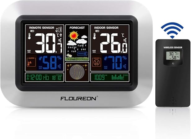 wetterstation mit farbdisplay und au�ensensor test