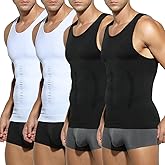 Arjen Kroos Compression Shirt Men Tank Tops Men Undershirts Activewear Muscle Slimming Shapewear 4 Pack 4th-Level Compression