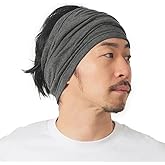 CHARM Neck Warmer for Women and Men - Warm Organic Cotton Headbands Made in Japan Ear Beanie Head Band