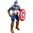 6.27 inch Movie Superhero Action Figures Toys Characters Perfect for Themed Parties for Kids Ages 3 and Up (16cm Steve Rogers)
