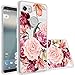 TOPNOW for Google Pixel 2 XL Case, [Anti-Scratch PC + Shockproof Anti-Drop Soft TPU] Advanced Printing Pattern Phone Cases Glossy Drawing Design Cover for Pixel 2 XL(Roses Cluster)