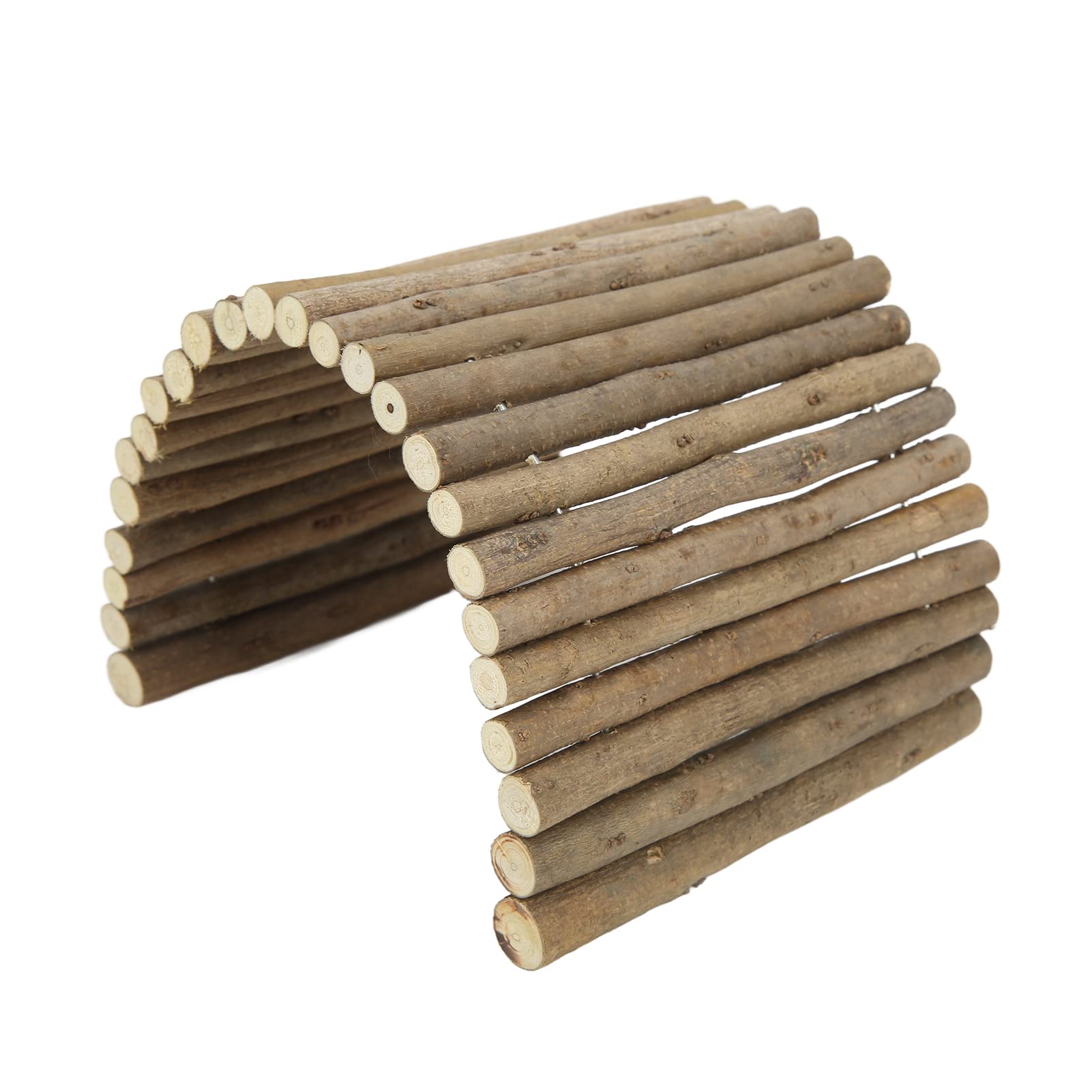 Hamster bridge made of wood, naturally flexible hamster bridge for versatile use for guinea pigs 15 * 30CM
