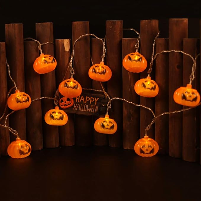 Nuevas Luces De Calabaza De Halloween, Luces LED, Decoraciones De