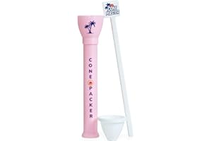 Cone Loader – Pre-Roll Cone Filler & Cone Packer | Fits 2 Sizes (98mm Classic and King Size Cones| Durable, Portable, Easy to Use – Cone Master by Preroll Makers - Pink