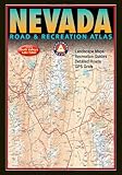 Front cover for the book Nevada Road & Recreation Atlas by Benchmark Maps