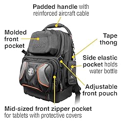 Klein Tools 55485 Tool Bag Backpack, Durable