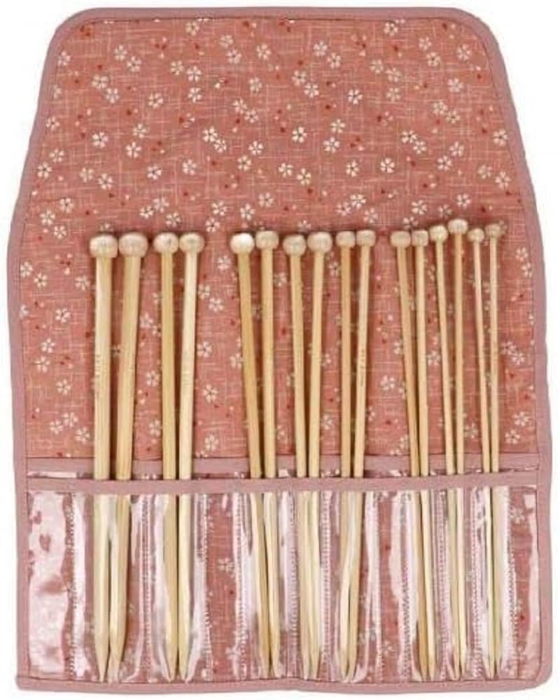 Seeknit - Seeknit Pink (23cm) Bamboo Single-Pointed Needle Set - 1 Piece
