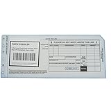 3 Part Long Credit Card Imprinter Sales Slips, Pack of 100