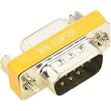 KAUMO DB9オス - DB9メス ヌルモデム(リバース クロス ロールオーバー)小型コネクタ (NULL MODEM) KM-86