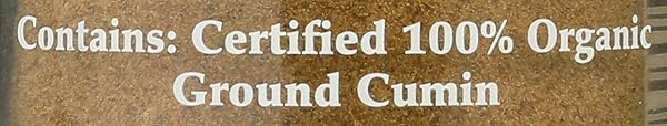 MORTON & BASSETT 100% ORGANIC GROUND CUMIN | WARM, EARTHY SPICE FOR INDIAN, MEXICAN & MIDDLE EASTERN RECIPES | GLUTEN FREE, SALT FREE, NON-GMO | 2 OZ JAR
