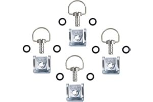 PTILSERY Motorcycle Quick Releases Race Fasteners 1/4 Turn 14mm 19mm D-Rings Race Fairing Fastener Bolts Screws