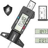GODESON Digital Tyre Tread Depth Gauge UK 0-25.4 mm Large LCD Display