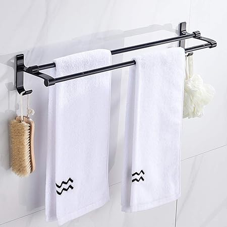 MissZZ Toallero montado en la Pared Espacio para toallero de ...