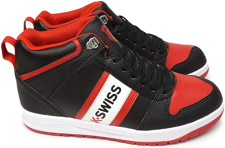 Amazon ケースイス K Swiss 防水 スニーカー Kslw 01 メンズ ウィンタースニーカー スノーシューズ Kスイス K Swiss 1ks028 Red Black 25 5cm Us7 5 スニーカー
