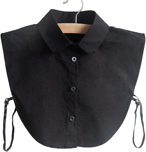 Amazon トヨベイ Toyobuy つけ襟 付け襟 フェイク襟 角襟 シャツ レディース メンズ オシャレ インナー 重ね着 ブラック ファッション小物 通販