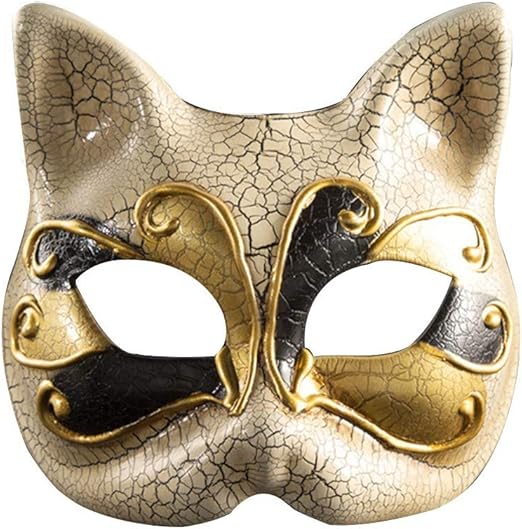 WQIANGHZI Venezianische Maske Gesichtsmaske Joker Karneval Fasching