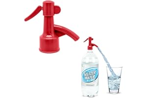 Sodafall fizz saver soda bottle dispenser (red)