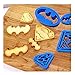 Cookie Cutters, KOOTIPS 4Pcs/set Bat Super Baking Fondant Man Cookie Cutters Cake Decoration