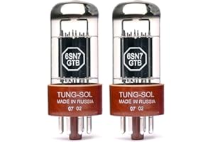 New Gain Matched Pair (2) Tung-Sol Reissue 6SN7GTB Vacuum Tubes 6SN7 6SN7GT