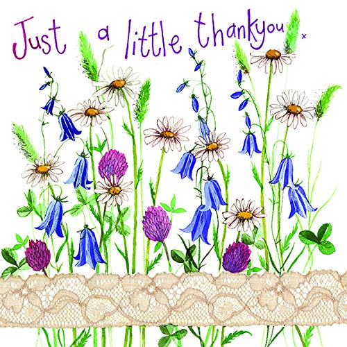 ALEX CLARK Thank You Country Flowers Little Card