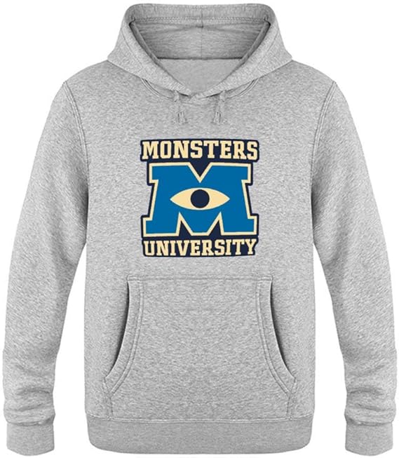 Amazon Monster S Inc モンスターズインク ユニバーシティ スウェットパーカー メンズ コスチューム ロングスリーブ アメカジ カジュアル おしゃれ 軽量 春秋冬 上着 サイズ選択可 プリント ポケット付き 通学 スリーブ 男女兼用 トレーナー パーカー 通販